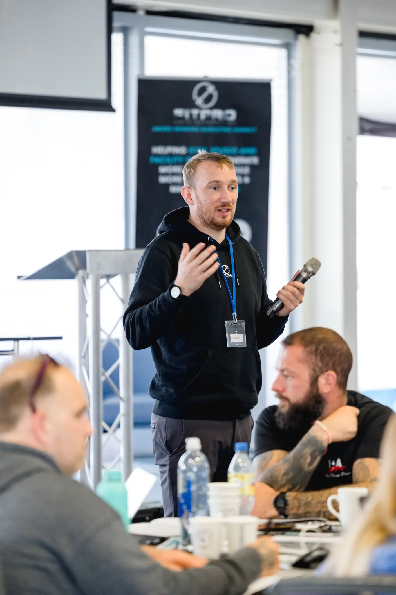 David Kyle at FitPro event